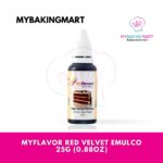 Myflavor Red Velvet Emulco Perasa Pewarna Makanan Merah Baldu - Halal Food Flavor - MY FLAVOR FOOD