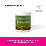 Chocolake Pistachio Kunafa Bono White Chocolate Filling Spread 1KG - For Baking Halal Bueno Biscoff Spread - Image 5